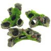 Mossy Hollow Log Fish Tank Aquarium Decoration